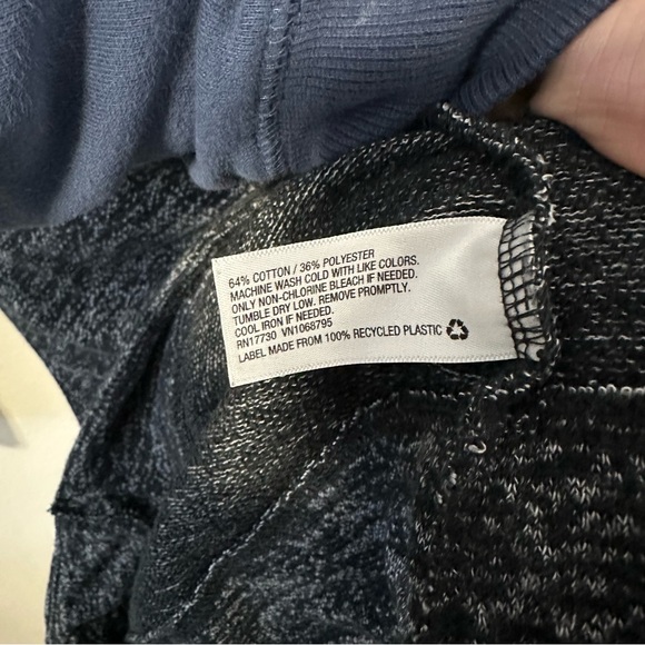 Merona Dark Gray Long Sleeve Cowl Neck Sweater Size Medium - Picture 7 of 11